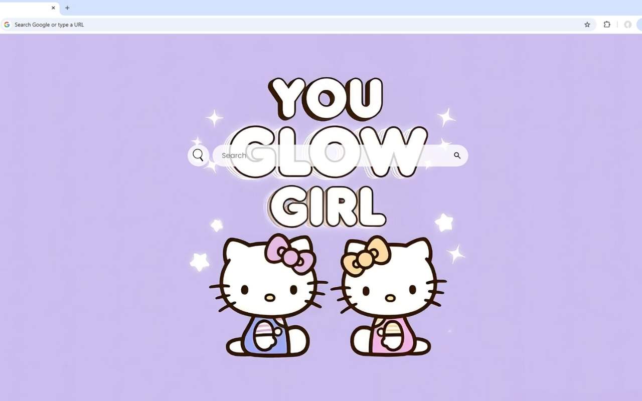 Hello Kitty - You Glow Girl Cute Live Wallpaper